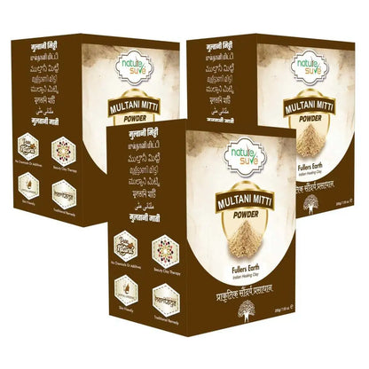 Buy 3 Packs Nature Sure Multani Mitti Powder 200g Each