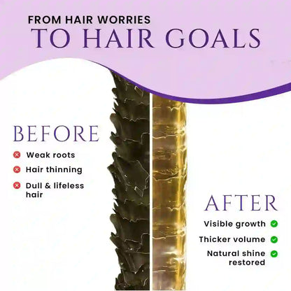 Nature Sure Hair Growth Oil with Rosemary, Bhringraj and Henna For Natural Hair Darkening