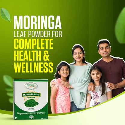Nature Sure Moringa Leaf Atta Mix Powder for Iron and Calcium Deficiency - 200g