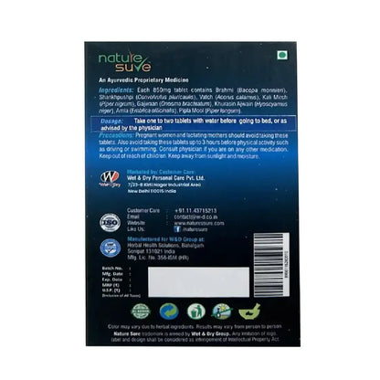 Nature Sure SOMNI Natural Sleep Aid Tablets for Men and Women