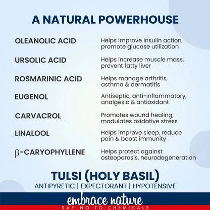 Nature Sure Tulsi Leaf Powder 200g with Raw Honey 50g