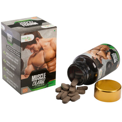 Nature Sure Muscle Charge Tablets For Muscle Strength and Protein Absorption