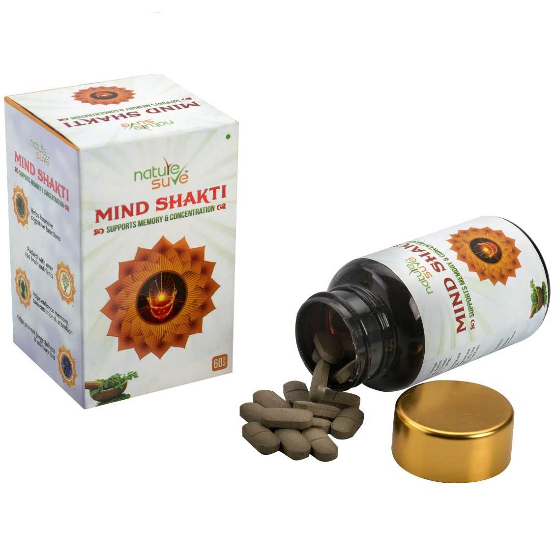 Nature Sure™ Mind Shakti Tablets - for Memory and Concentration